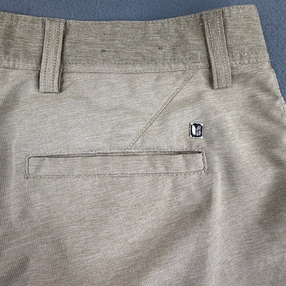 Linksoul Shorts Mens 32 Tan Boardwalker Hybrid Golf Walk Shorts Stretch - Picture 4 of 12